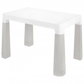Стол детский + стул BRABIX KIDS CS-003, 2-7 лет, пластик белый + серый, 533292