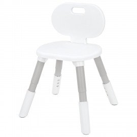 Стул детский растущий BRABIX KIDS CC-001, 2-8 лет, пластик серый + белый, 533293