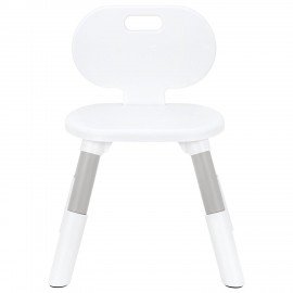 Стул детский растущий BRABIX KIDS CC-001, 2-8 лет, пластик серый + белый, 533293