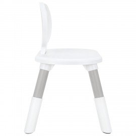 Стул детский растущий BRABIX KIDS CC-001, 2-8 лет, пластик серый + белый, 533293