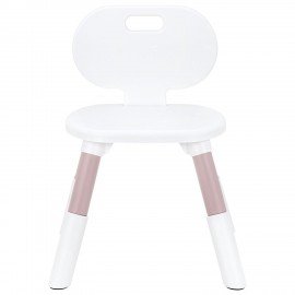 Стул детский BRABIX KIDS CC-001, 2-8 лет, пластик розовый + белый, 533294