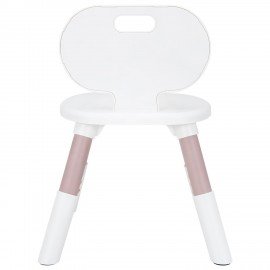 Стул детский BRABIX KIDS CC-001, 2-8 лет, пластик розовый + белый, 533294