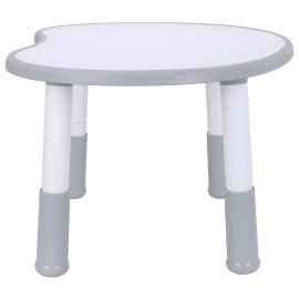 Стол детский BRABIX KIDS CT-002, растущий, 2-8 лет, пластик белый + серый, 533296
