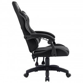 Кресло компьютерное DEFENDER Breeze, 2 подушки, ткань, черное, ш/к 25749, 64299