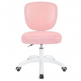 Кресло детское BRABIX KIDS "MG-230", без подлокотников, сетка/ткань TW, розовое, 533319