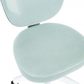 Кресло детское BRABIX KIDS "MG-230", без подлокотников, сетка/ткань TW, голубое, 533320