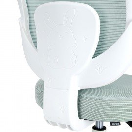 Кресло детское BRABIX KIDS "MG-230", без подлокотников, сетка/ткань TW, голубое, 533320