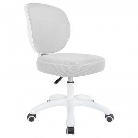 Кресло детское BRABIX KIDS "MG-230", без подлокотников, сетка/ткань TW, серое, 533321