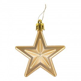 Шары новогодние ёлочные "Gold Rush" НАБОР 39 предметов, пластик, золотистый, ЗОЛОТАЯ СКАЗКА, 591128