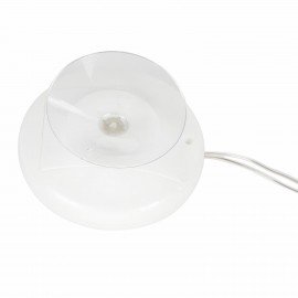 Световая фигура на присоске ЗОЛОТАЯ СКАЗКА "Ёлочка", 10 LED, на батарейках, зеленая, 591275