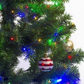 Электрогирлянда-нить комнатная "Стандарт" 10 м, 100 LED, мультицветная, 220V, контроллер, ЗОЛОТАЯ СКАЗКА, 591357