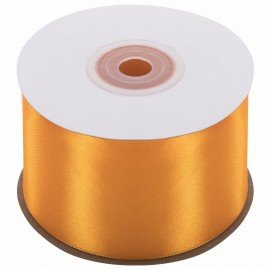 Лента атласная ширина 50 мм, длина 23 м, оранжевая, BRAUBERG, 591526