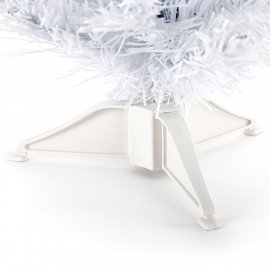 Ель новогодняя искусственная настольная "Snow White" 30 см, ПВХ, белая, ЗОЛОТАЯ СКАЗКА, 591708