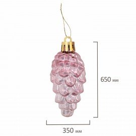 Шары новогодние ёлочные "Champagne" 55 предметов, кремовое серебро/золото, ЗОЛОТАЯ СКАЗКА, 591719