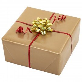 Набор для декора и подарков 4 банта, 2 ленты, голография, цвета красный, золото, ЗОЛОТАЯ СКАЗКА, 591849