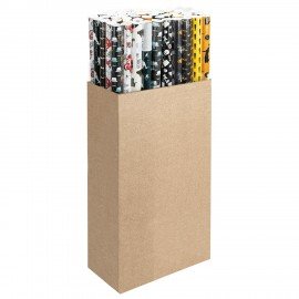 Бумага упаковочная подарочная мелованная "For Men", 70x100 см, 10 дизайнов ассорти, ЗОЛОТАЯ СКАЗКА, 591914