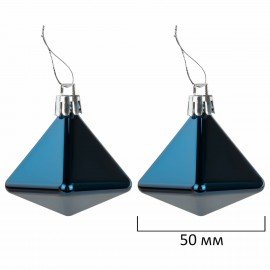 Шары ёлочные НАБОР 56 предметов, "Polar Light", бирюзовый/золото, пластик, ЗОЛОТАЯ СКАЗКА, 592175