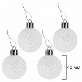 Шары ёлочные НАБОР 56 предметов, "Polar Light", бирюзовый/золото, пластик, ЗОЛОТАЯ СКАЗКА, 592175