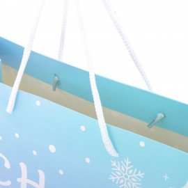 Пакет подарочный НАБОР 4 штуки, новогодний, 26х13х32см, "Сияние", голография, ЗОЛОТАЯ СКАЗКА, 592427