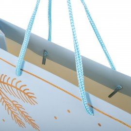 Пакет подарочный (1шт) новогодний, 33x13x45см, "Сказочный Новый Год", голография, ЗОЛОТАЯ СКАЗКА, 592428