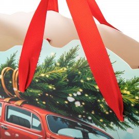 Пакет подарочный НАБОР 4 шт, новогодний, 26х13х32см, "Без границ", ламинация, ЗОЛОТАЯ СКАЗКА, 592438