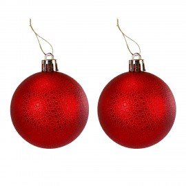 Шары елочные 9 шт, 6 см, "Red&Gold", пластик, золото/красный, ЗОЛОТАЯ СКАЗКА, 592451