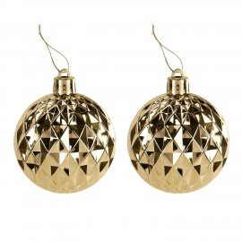 Шары елочные 9 шт, 6 см, "Red&Gold", пластик, золото/красный, ЗОЛОТАЯ СКАЗКА, 592451