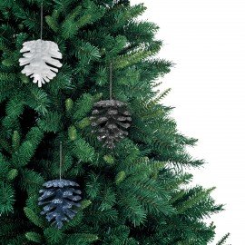 Украшение ёлочное 9 шт, 4 см, "Шишки", пластик, ЗОЛОТАЯ СКАЗКА, 592455