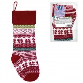 Носок новогодний для подарков, 23*2*54см, "Мечты сбываются", полиэстер, ЗОЛОТАЯ СКАЗКА, 592505