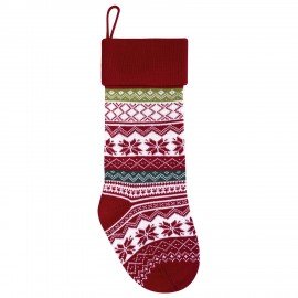 Носок новогодний для подарков, 23*2*54см, "Мечты сбываются", полиэстер, ЗОЛОТАЯ СКАЗКА, 592505