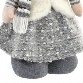 Украшение новогоднее интерьерное 75см "Девочка", телескопические ножки, полиэстер, ЗОЛОТАЯ СКАЗКА, 592507