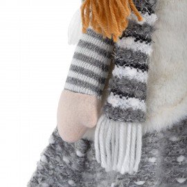 Украшение новогоднее интерьерное 75см "Девочка", телескопические ножки, полиэстер, ЗОЛОТАЯ СКАЗКА, 592507