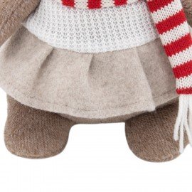 Украшение новогоднее интерьерное 40см "Веселый оленёнок", полиэстер, ЗОЛОТАЯ СКАЗКА, 592508