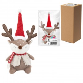 Украшение новогоднее интерьерное 40см "Забавный оленёнок", полиэстер, ЗОЛОТАЯ СКАЗКА, 592509