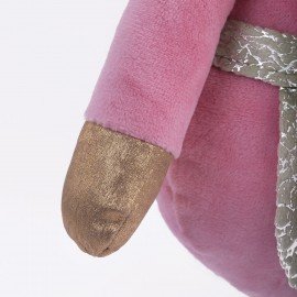 Украшение новогоднее интерьерное 64см "Гном в тапочках", полиэстер, ЗОЛОТАЯ СКАЗКА, 592511