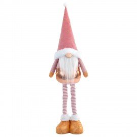 Украшение новогоднее интерьерное 58 см "Звездный Гном", телескопические ножки, полиэстер, ЗОЛОТАЯ СКАЗКА, 592512