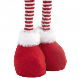 Украшение новогоднее интерьерное 70см "Гном Ворчун", телескопические ножки, полиэстер, ЗОЛОТАЯ СКАЗКА, 592522