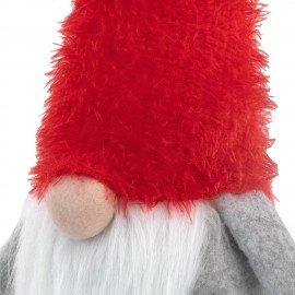 Украшение новогоднее интерьерное 70см "Гном Ворчун", телескопические ножки, полиэстер, ЗОЛОТАЯ СКАЗКА, 592522