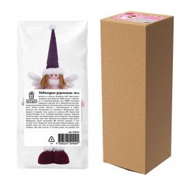 Украшение новогоднее интерьерное 48см "Фея", полиэстер, нежно-розовый, ЗОЛОТАЯ СКАЗКА, 592523