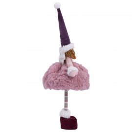 Украшение новогоднее интерьерное 48см "Фея", полиэстер, нежно-розовый, ЗОЛОТАЯ СКАЗКА, 592523