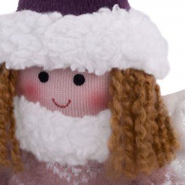 Украшение новогоднее интерьерное 48см "Фея", полиэстер, нежно-розовый, ЗОЛОТАЯ СКАЗКА, 592523