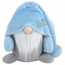 Украшение новогоднее интерьерное 17см "Волшебный Гном", полиэстер, ЗОЛОТАЯ СКАЗКА, 592525