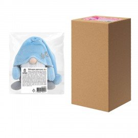 Украшение новогоднее интерьерное 17см "Волшебный Гном", полиэстер, ЗОЛОТАЯ СКАЗКА, 592525