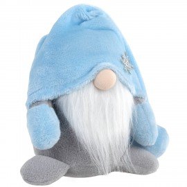 Украшение новогоднее интерьерное 17см "Волшебный Гном", полиэстер, ЗОЛОТАЯ СКАЗКА, 592525