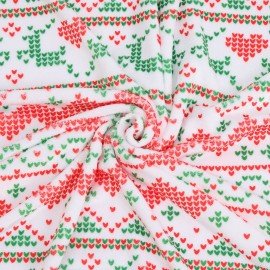 Плед новогодний 200х220см "Вязаный", полиэстер, 210г/м2, ЗОЛОТАЯ СКАЗКА, 592533