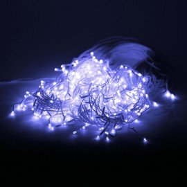 Электрогирлянда-бахрома уличная 25х0,7м, 400LED, холодный белый, 220V, контроллер, ЗОЛОТАЯ СКАЗКА, 592551, 592552