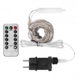 Электрогирлянда-конский хвост уличная, 3м,600LED, тёплый белый, 220V, контроллер, ОЛОТАЯ СКАЗКА, 592553