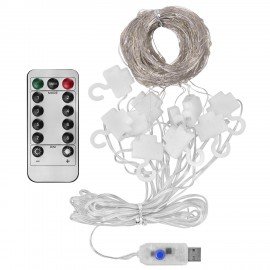 Электрогирлянда-занавес комнатная "Штора" 3х3м, 300LED, тёплый белый, USB, ЗОЛОТАЯ СКАЗКА, 592556