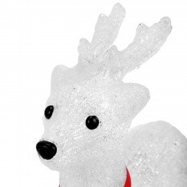 Фигурка LED "Олень", 27см, 24LED, холодный белый, батарейки, ЗОЛОТАЯ СКАЗКА, 592560