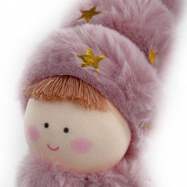 Украшение новогоднее интерьерное, 40см, "Девочка-елочка", полиэстер, пенопласт, ЗОЛОТАЯ СКАЗКА, 592566